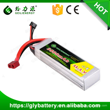 11.1 v 3500 mah Lipo Bateria 3s1p 45c Max 90c Helicóptero Lipo Baterias Embalagens